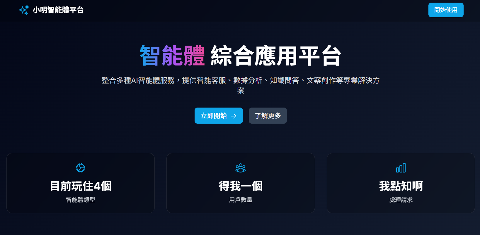 GenAI落地應用-小明智能體平台